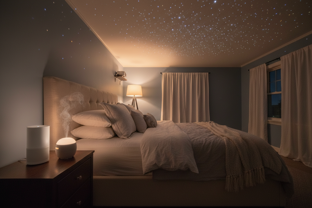 Cozy sleep scene